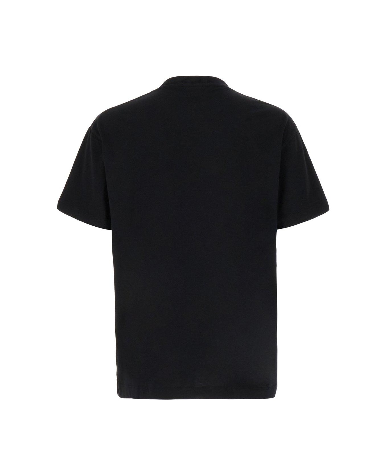 Marcelo Burlon Crewneck Short-sleeved T-shirt - Black