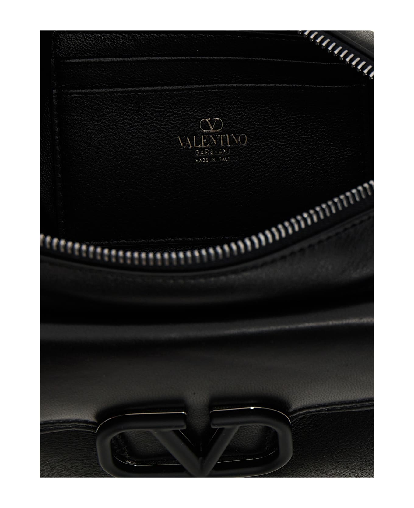 Valentino Garavani 'vlogo Signature' Clutch Bag - Black  