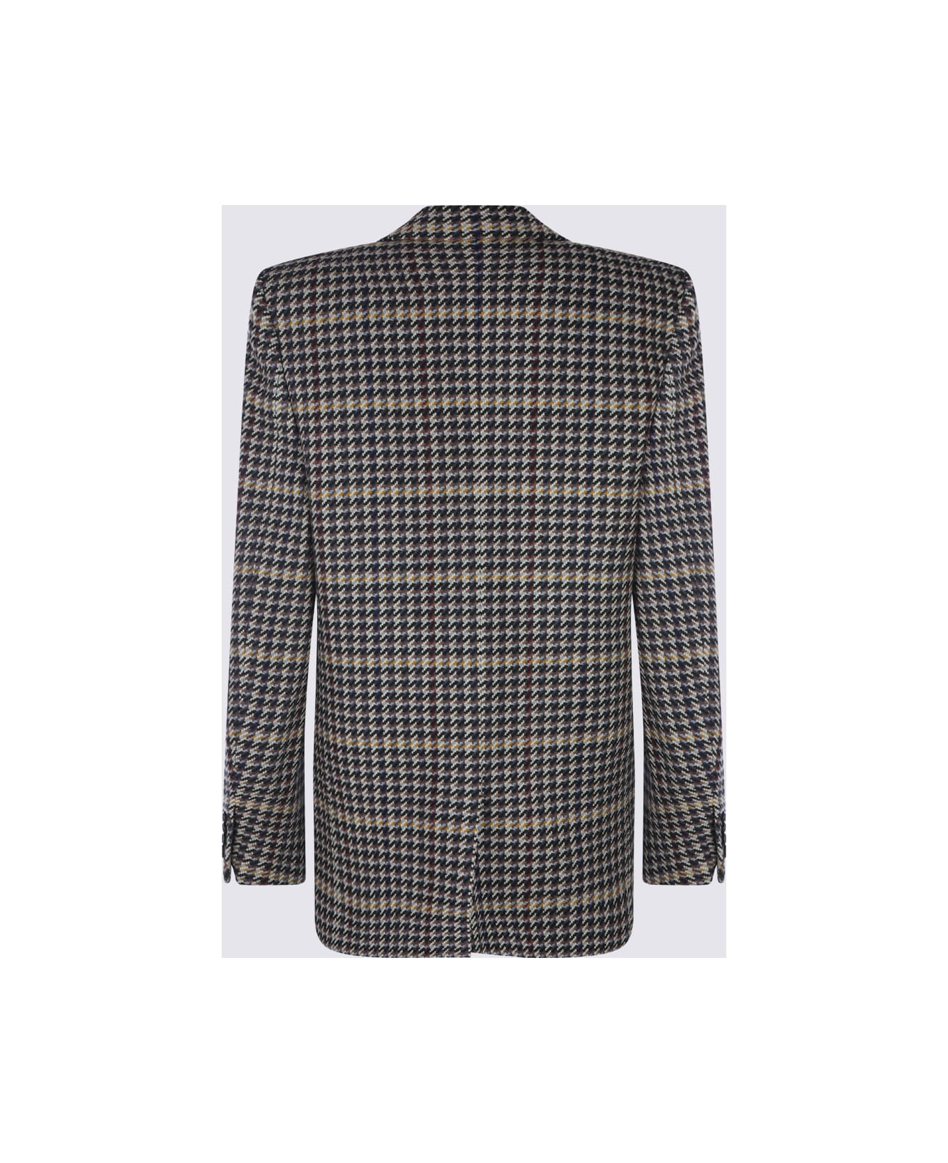 Saint Laurent Multicolor Wool Blazer - MultiColour