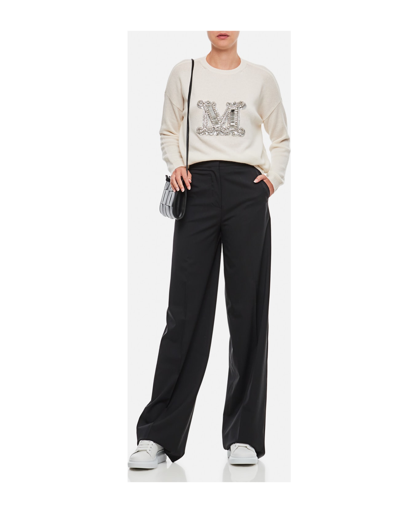 Max Mara White Cotton Sweatshirt