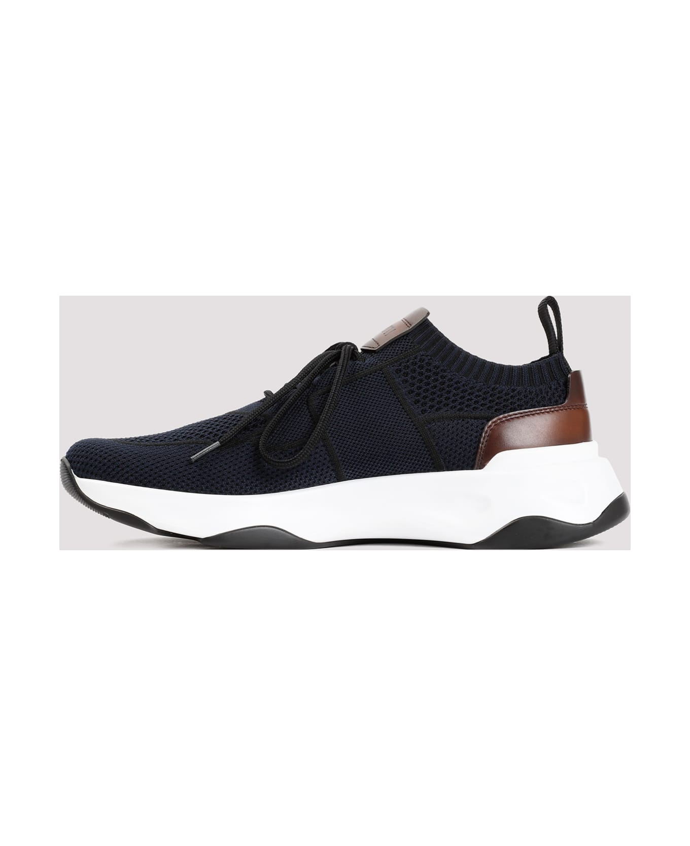Berluti Knit Sneakers - Navy