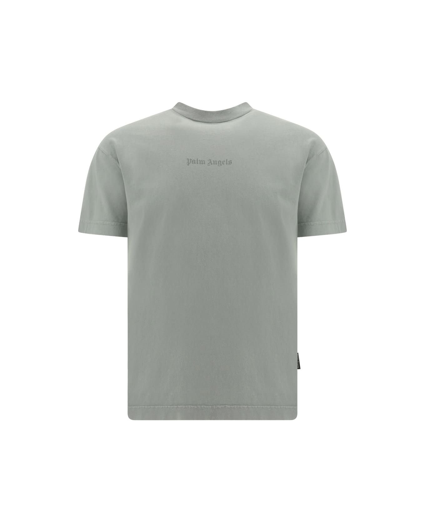 Palm Angels Gd Reverse Logo T-shirt - Grigio
