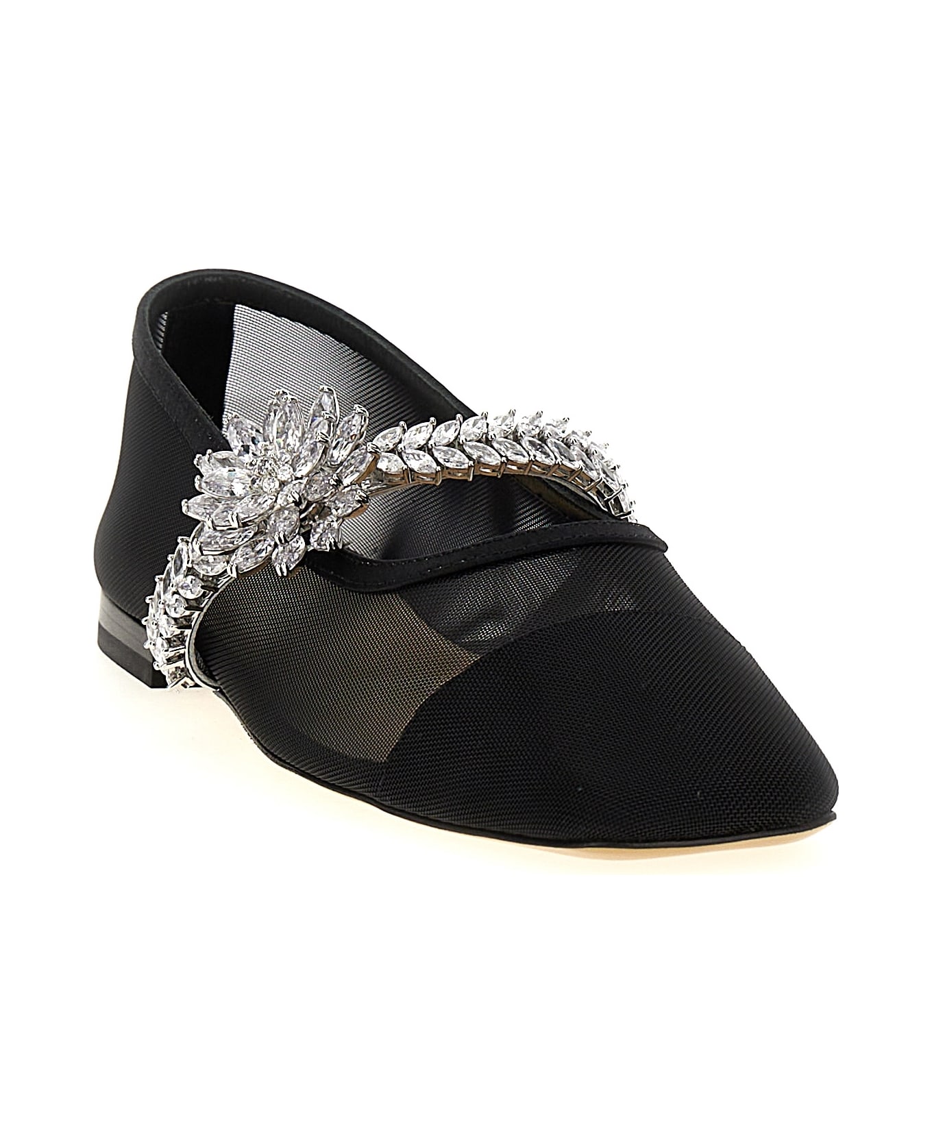 Mach 
Mach 
lotus
 Ballet Flats - Black  