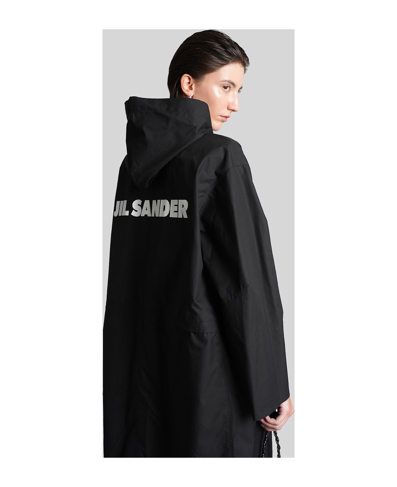 Jil Sander Parka 01 Parka In Black Cotton - black