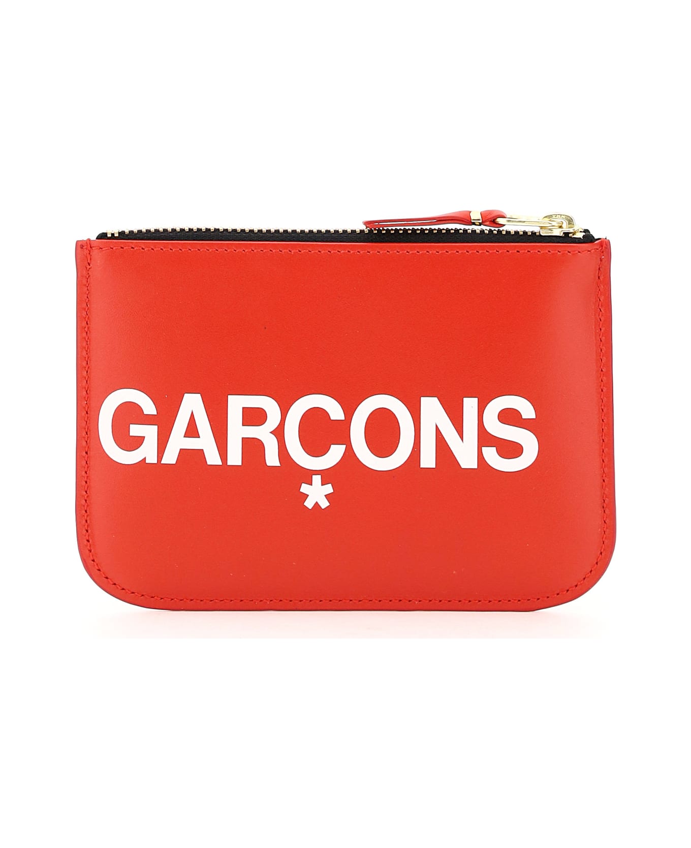 Comme des Garçons Wallet Huge Logo Pouch - RED (Red)