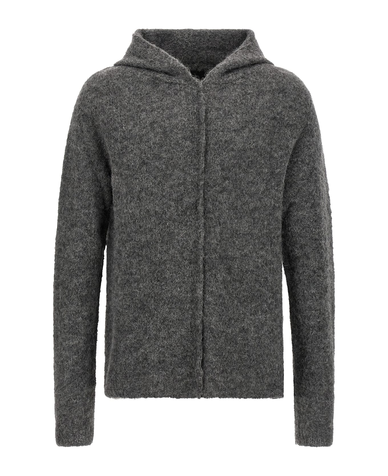 Thom Krom Hooded Sweater - Gray