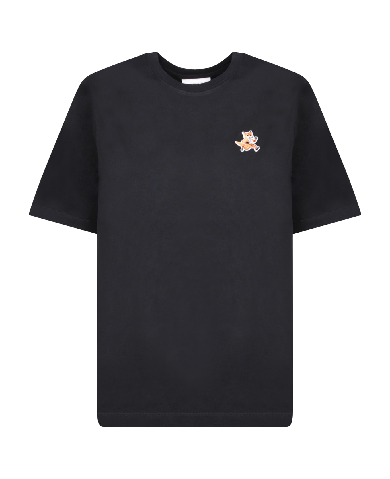 Maison Kitsuné Speedy Fox Black T-shirt - Black