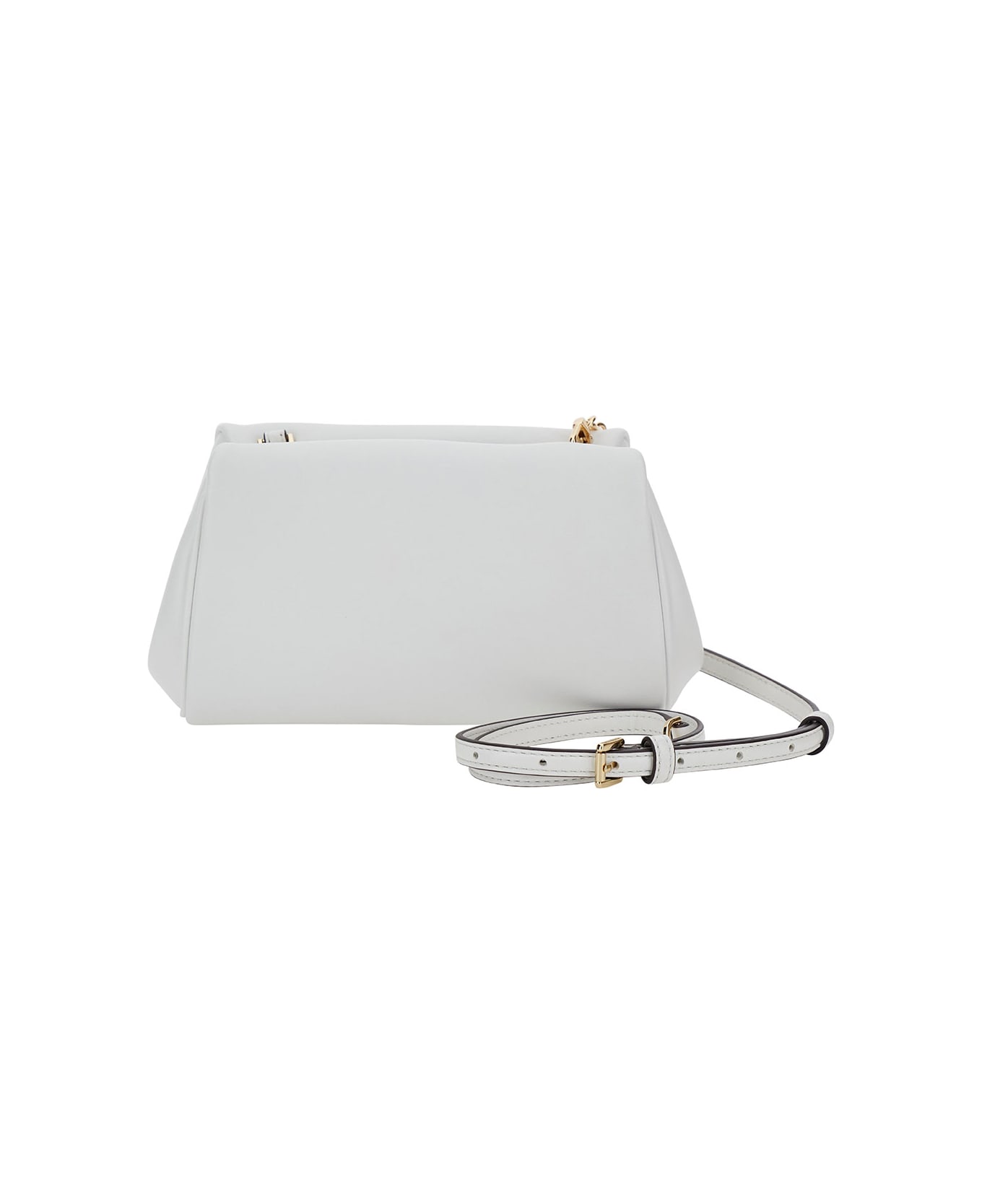 MICHAEL Michael Kors White Pouch With Logo Detail In Leather Woman - White