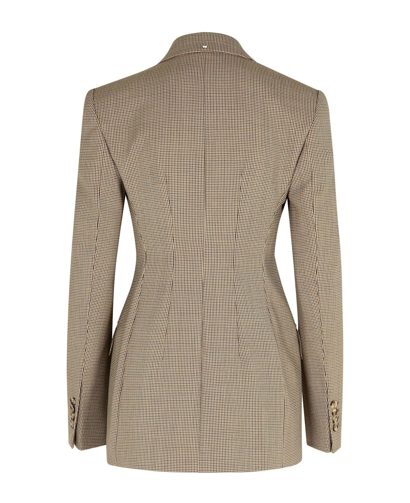 SportMax Double-breasted Long-sleeved Blazer - Brown