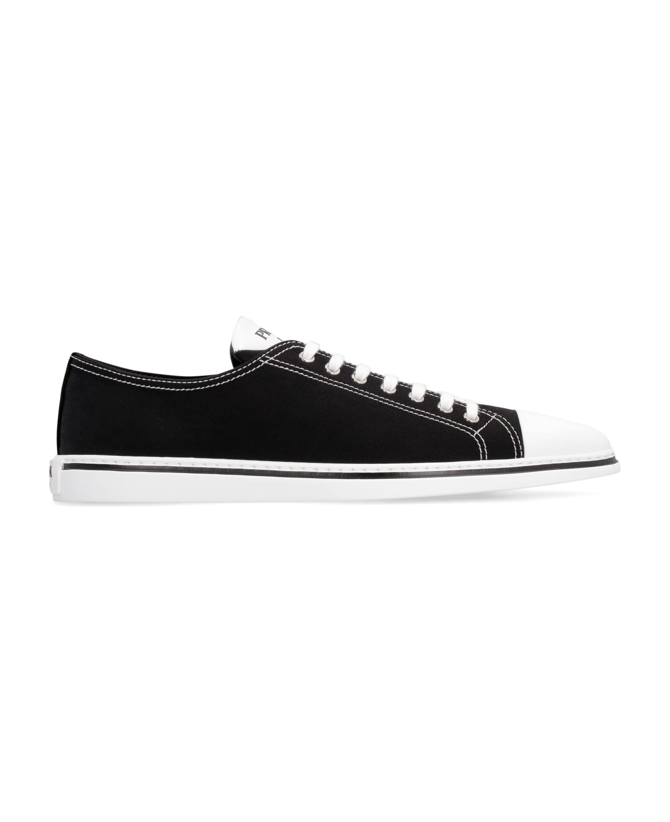 Prada Fabric Low-top Sneakers - black
