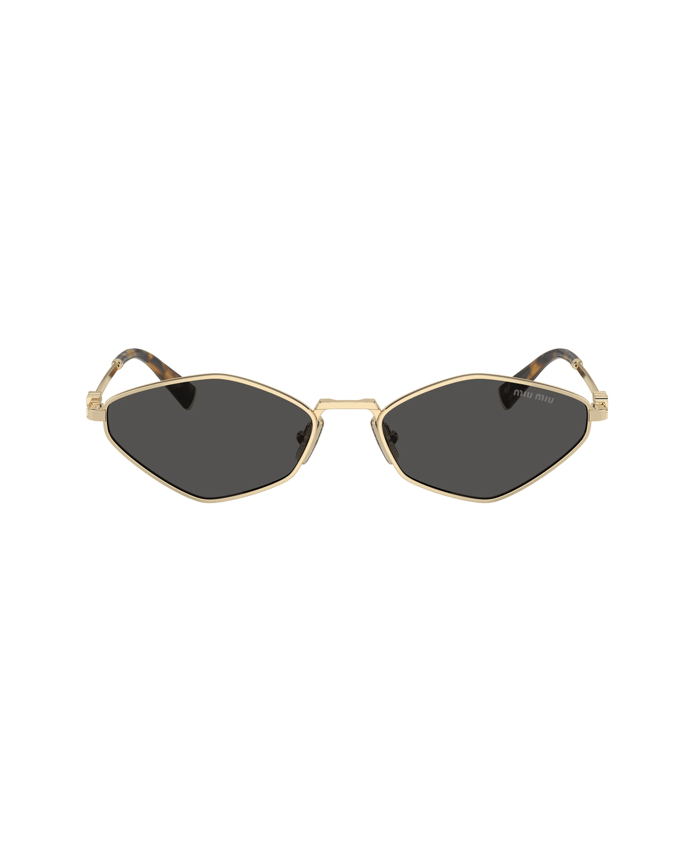 Miu Miu 0mu 56zs Miu Regard Zvn5s0 Gold Sunglasses - Oro