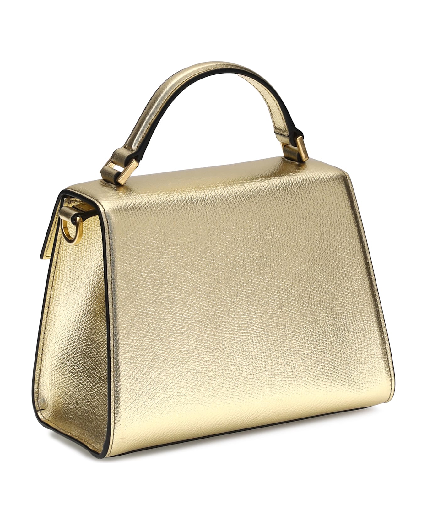 Metallic Garnet Mini Handbag - Thumbnail 4