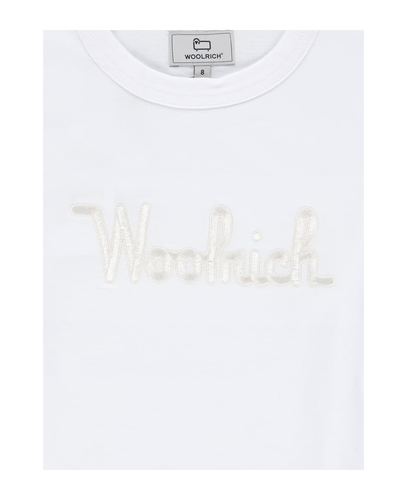 Woolrich T-shirt With Logo - WHITE Tシャツ＆ポロシャツ