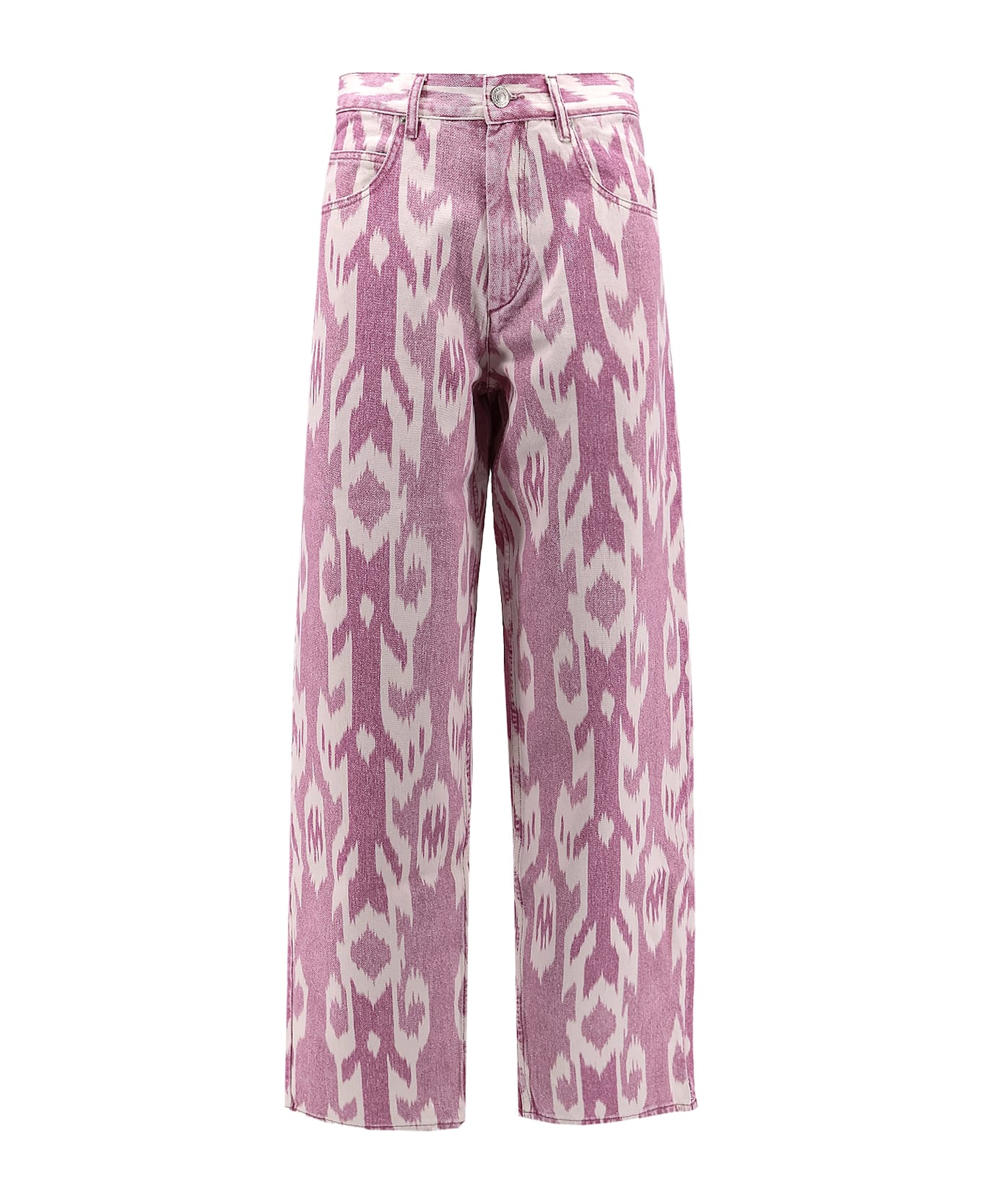 Marant Étoile Printed Denim Joanny Jeans - Pink