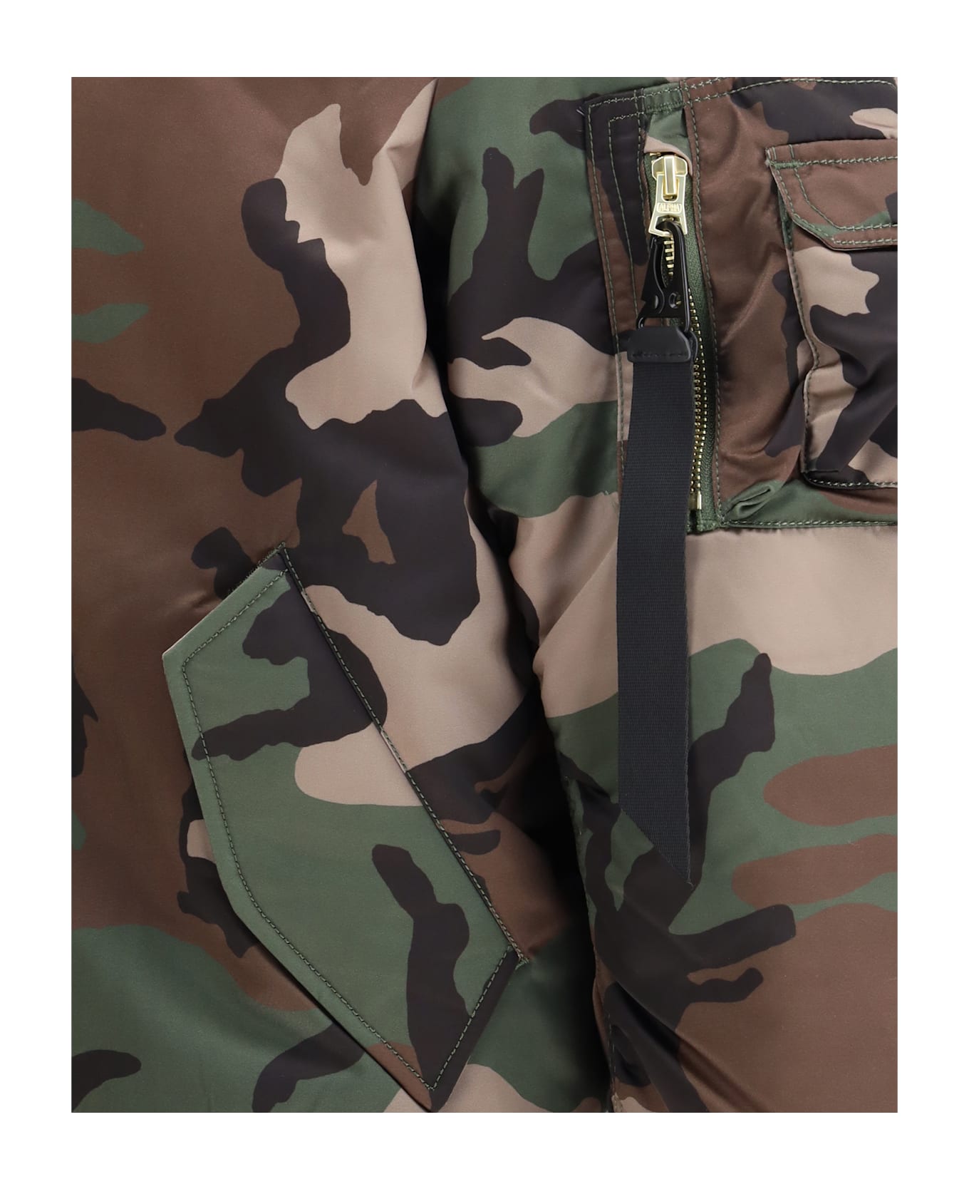 Alpha Industries Ma-1 Base Camo Flight Bomber Jacket