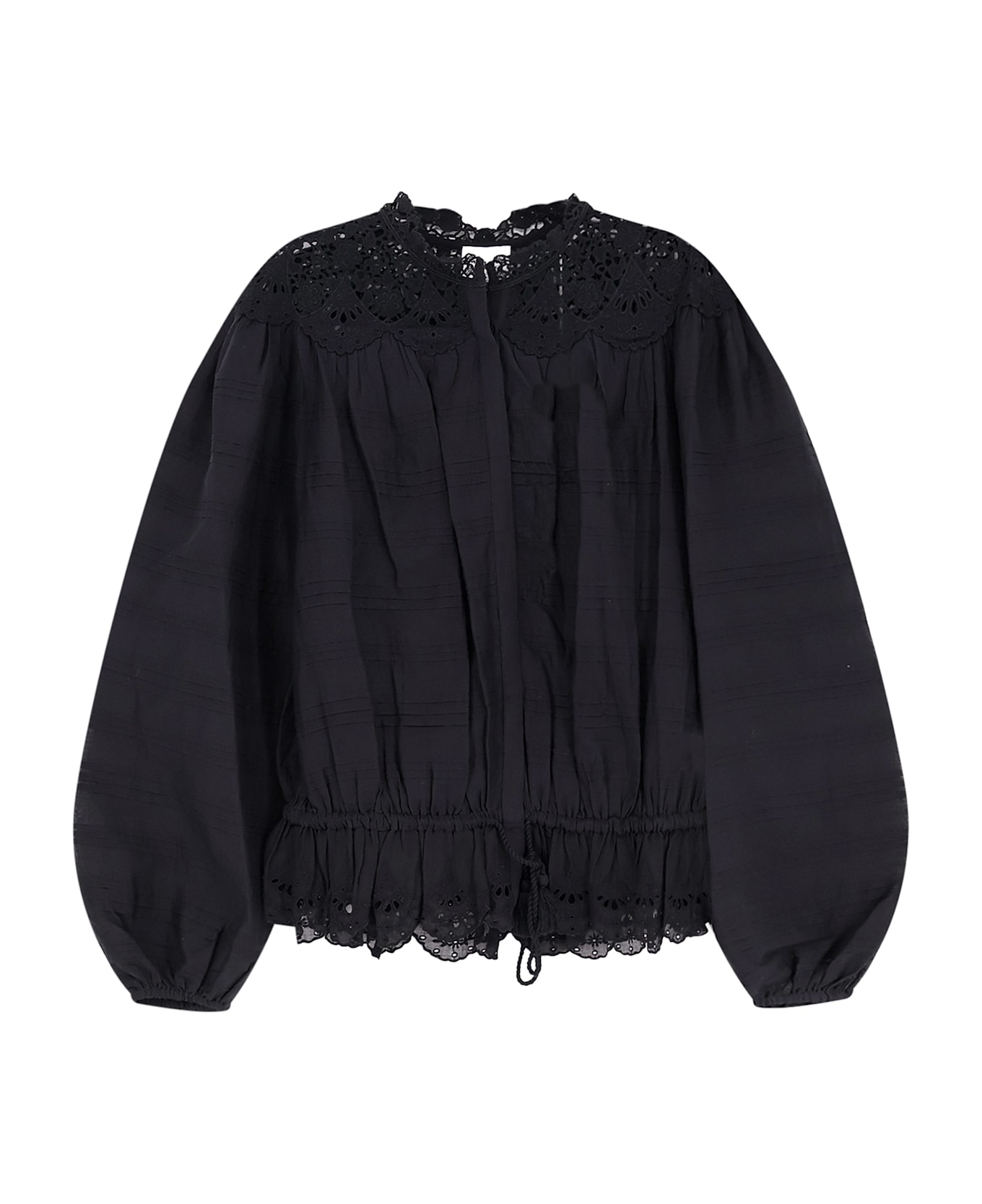 Marant Étoile Polly Organic Cotton Shirt - Black