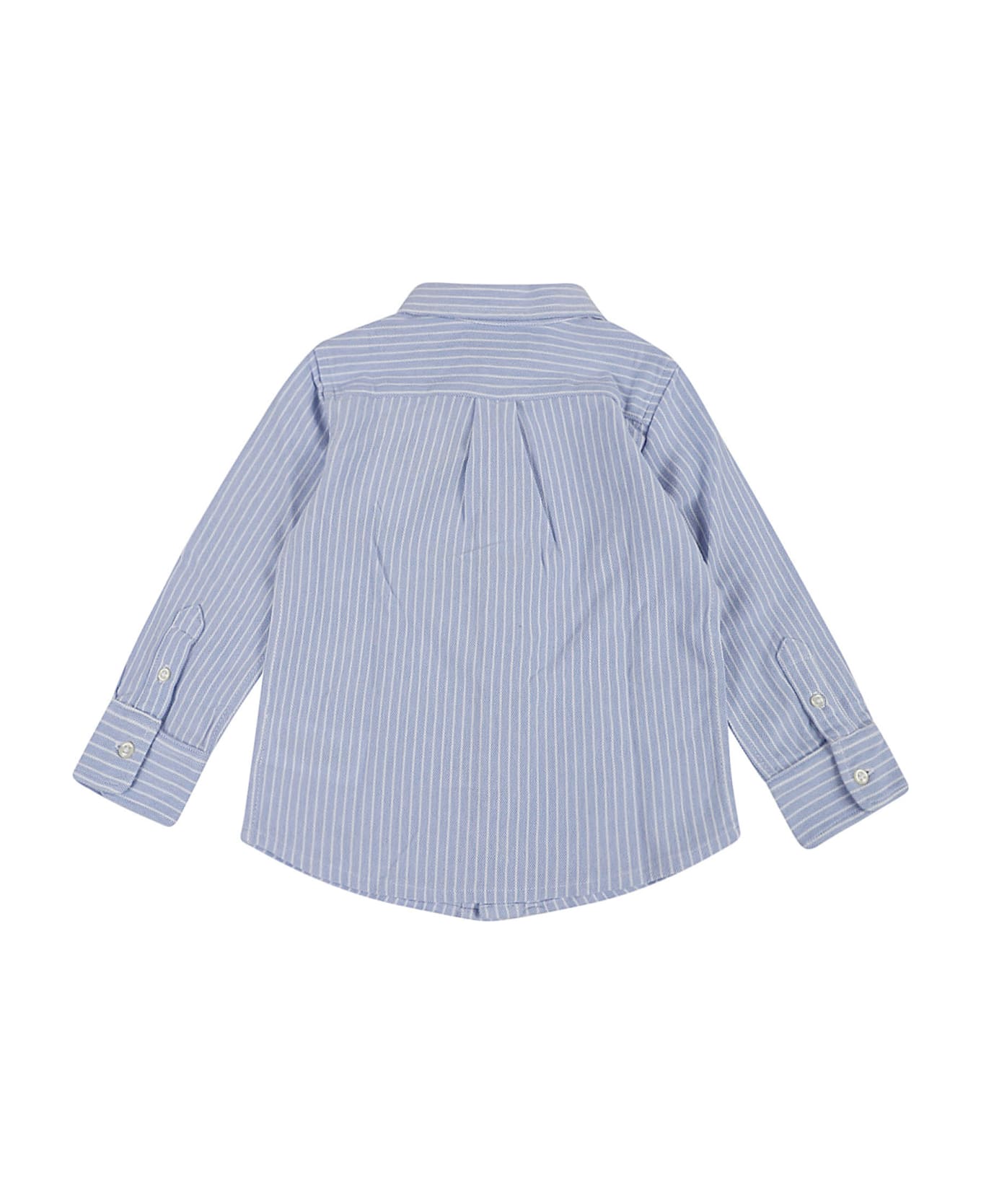 Ralph Lauren Ls Fb Bd Clr-shirts-sport Shirt - Dress Shirt Blue White