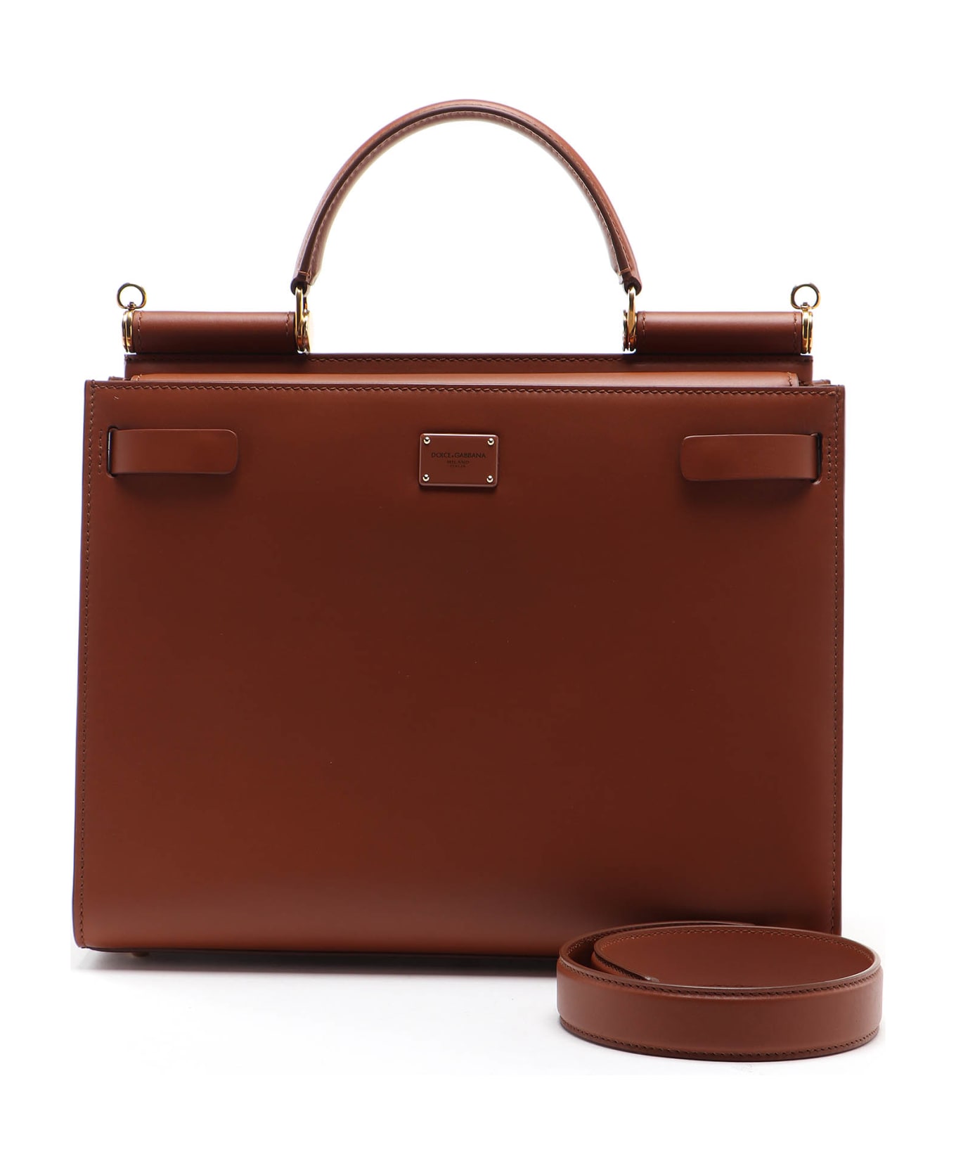 Dolce 
Gabbana Large Sicily 62 Bag - Deserto