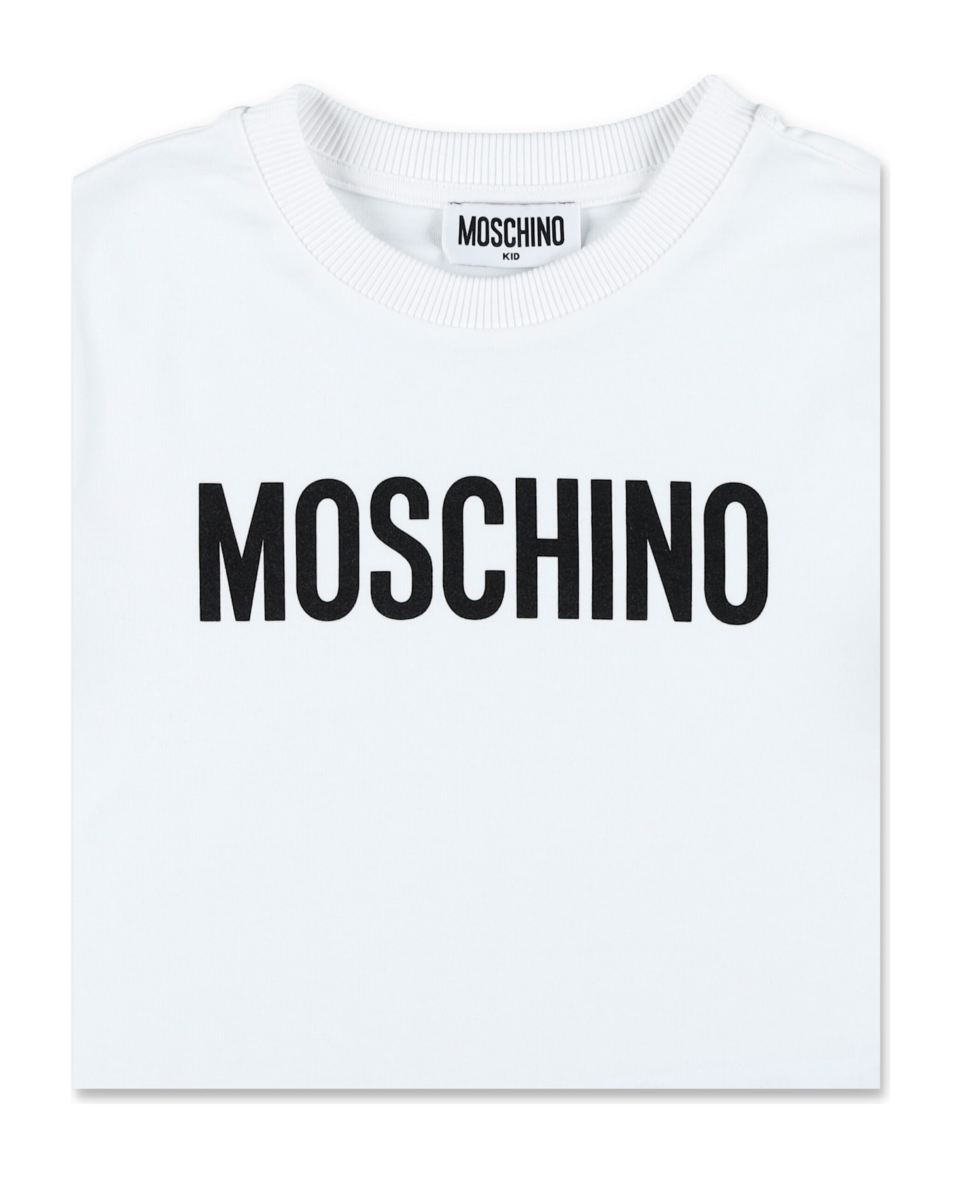 Moschino Kid - Logo Print T-shirt - WHITE