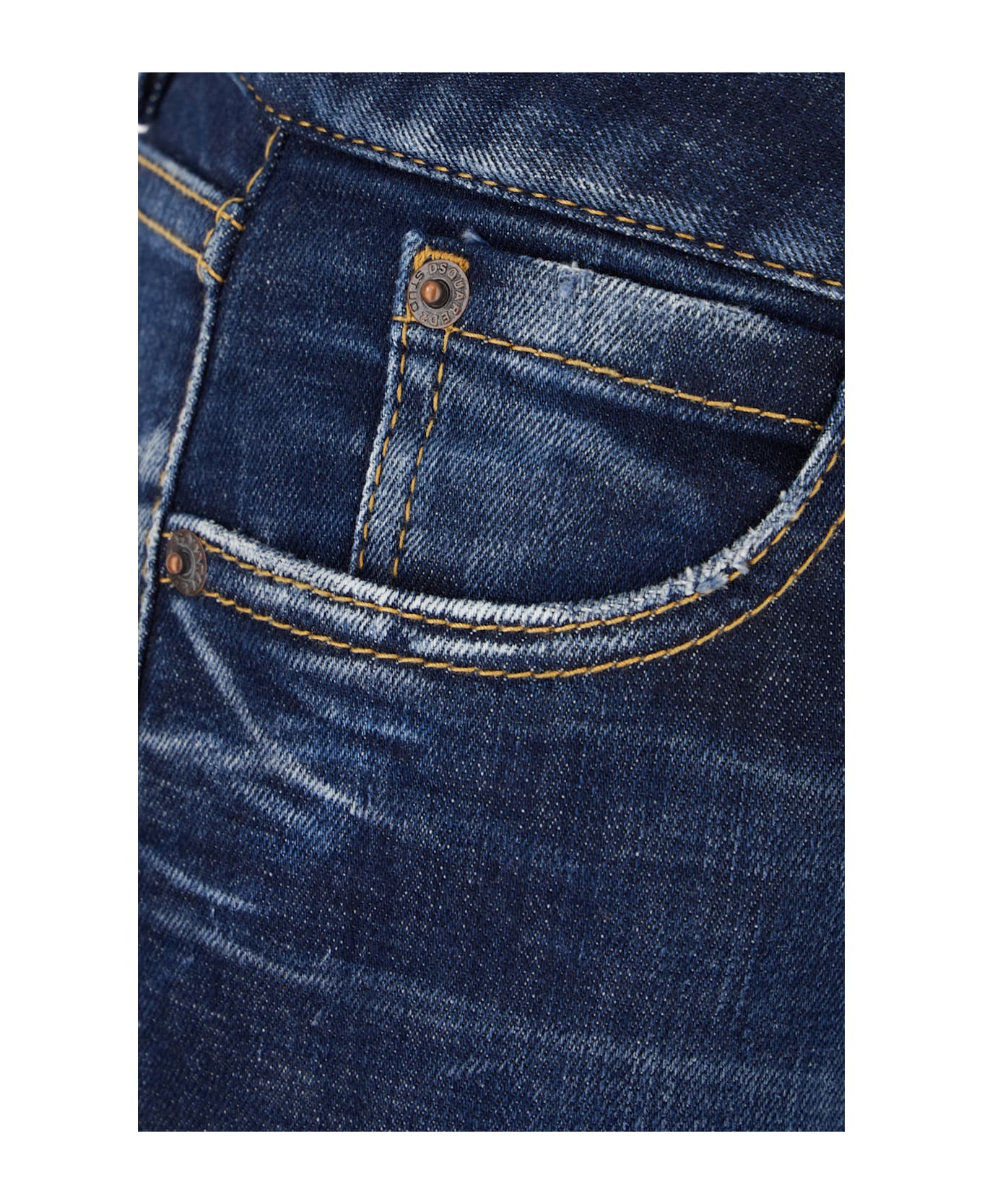 Dsquared2 Stretch Denim Jeans - Navy Blue
