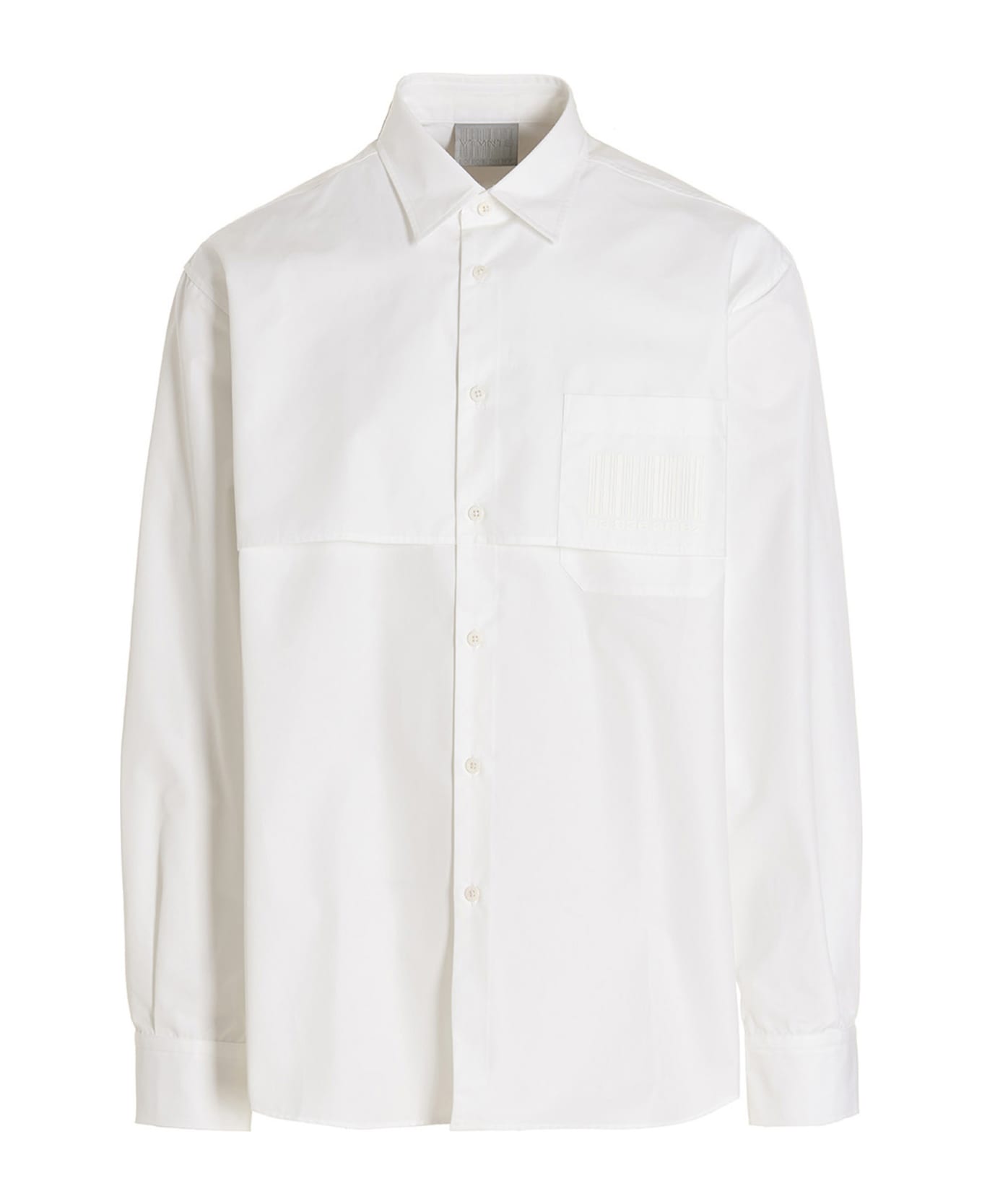 VTMNTS 'barcode' Shirt - White シャツ