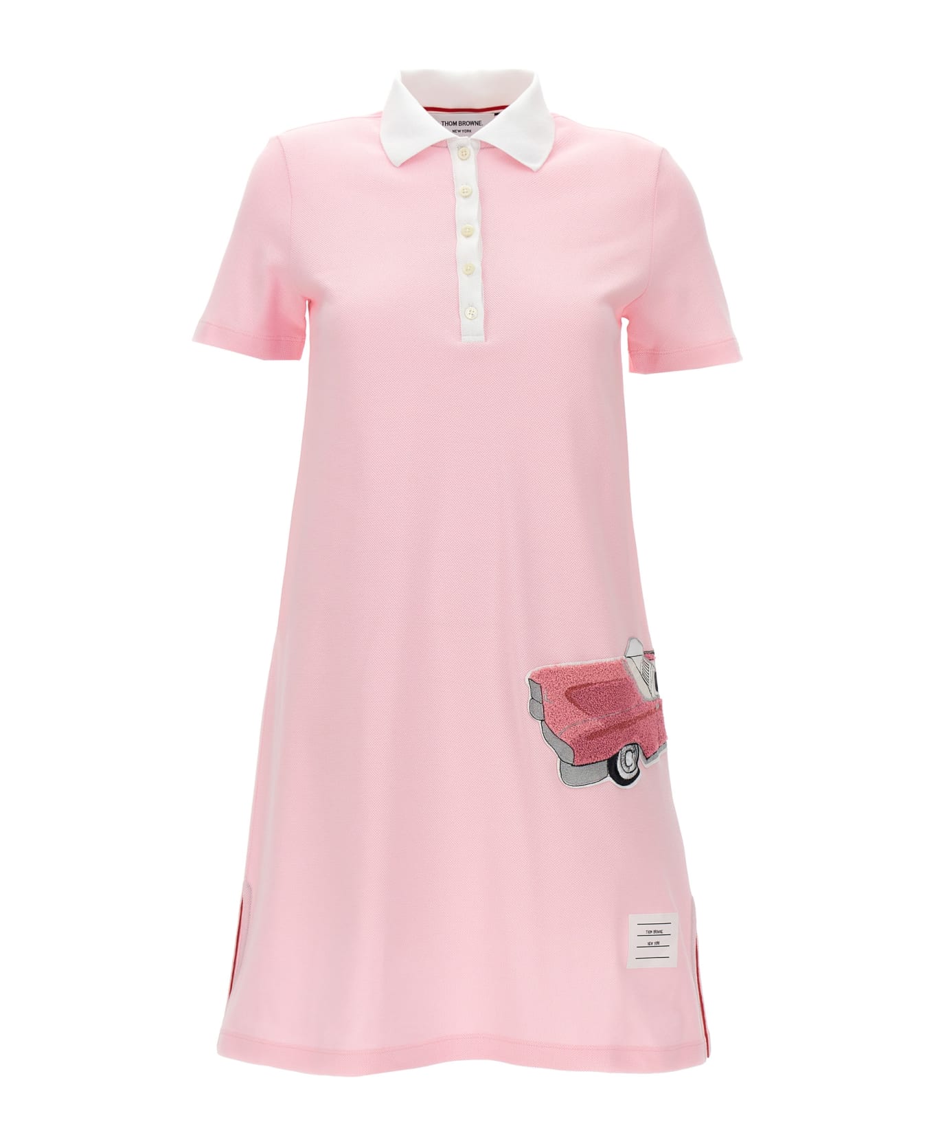 Thom Browne Patch Polo Dress - Pink