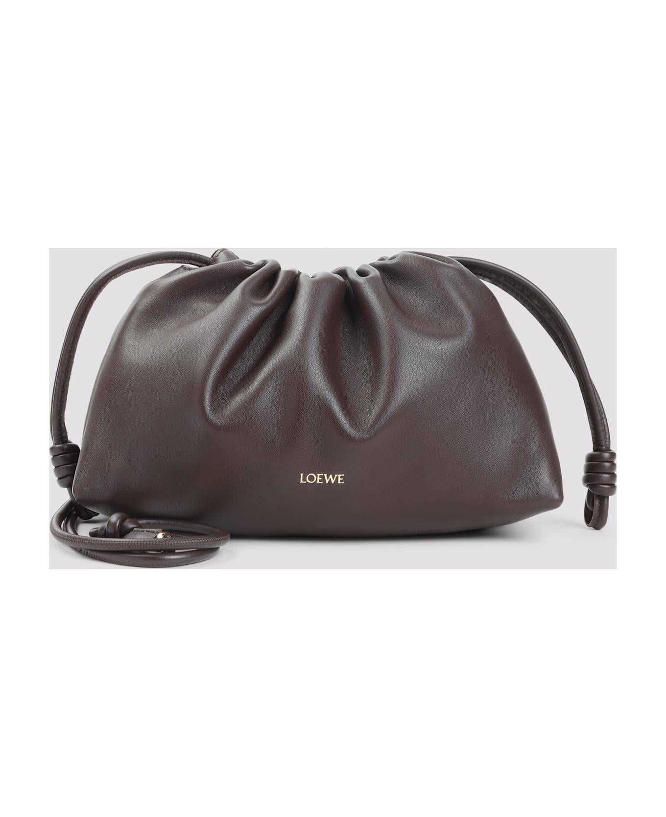 Loewe Flamenco Medium Purse - DARK BROWNIE
