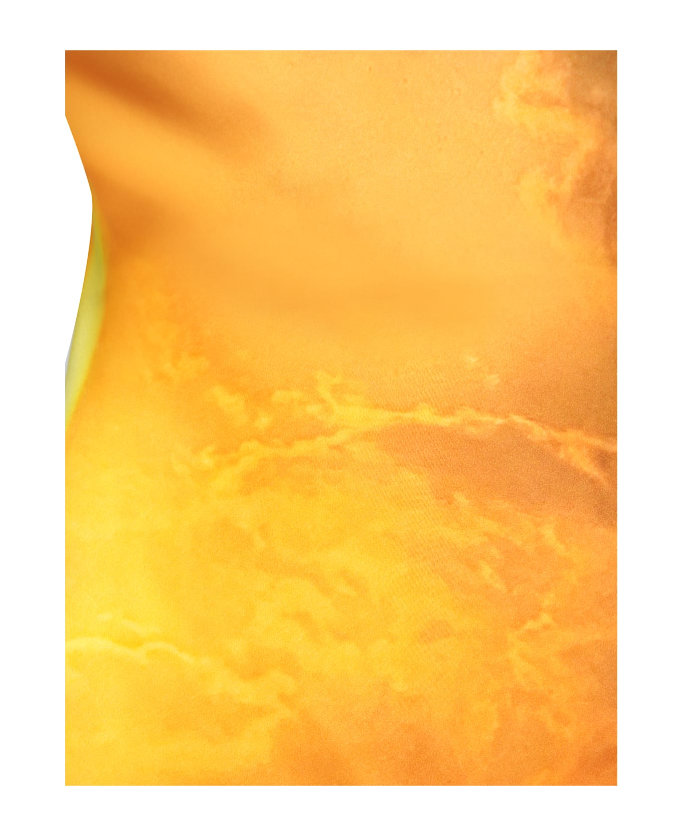 Roberto Cavalli Sunset Aran Multicolor Long Dress - Orange