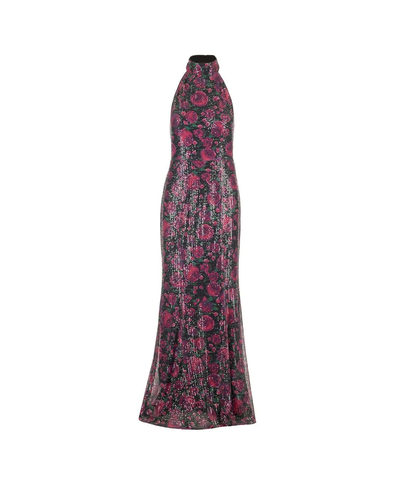 Rotate by Birger Christensen Sequin Embellished Open-back Maxi Dress - Multicolor ワンピース＆ドレス