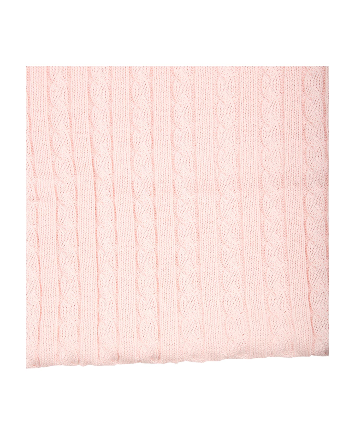 Little Bear Pink Blanket For Baby Girl - Pink