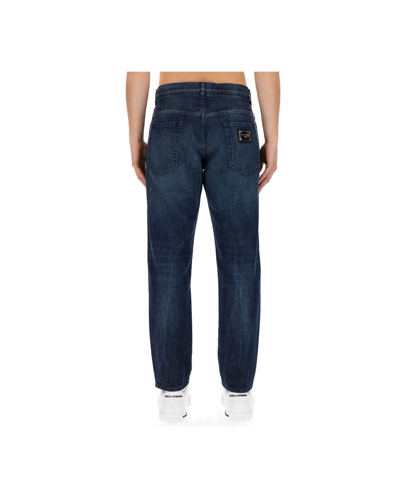 Dolce & Gabbana Loose Fit Jeans - DENIM