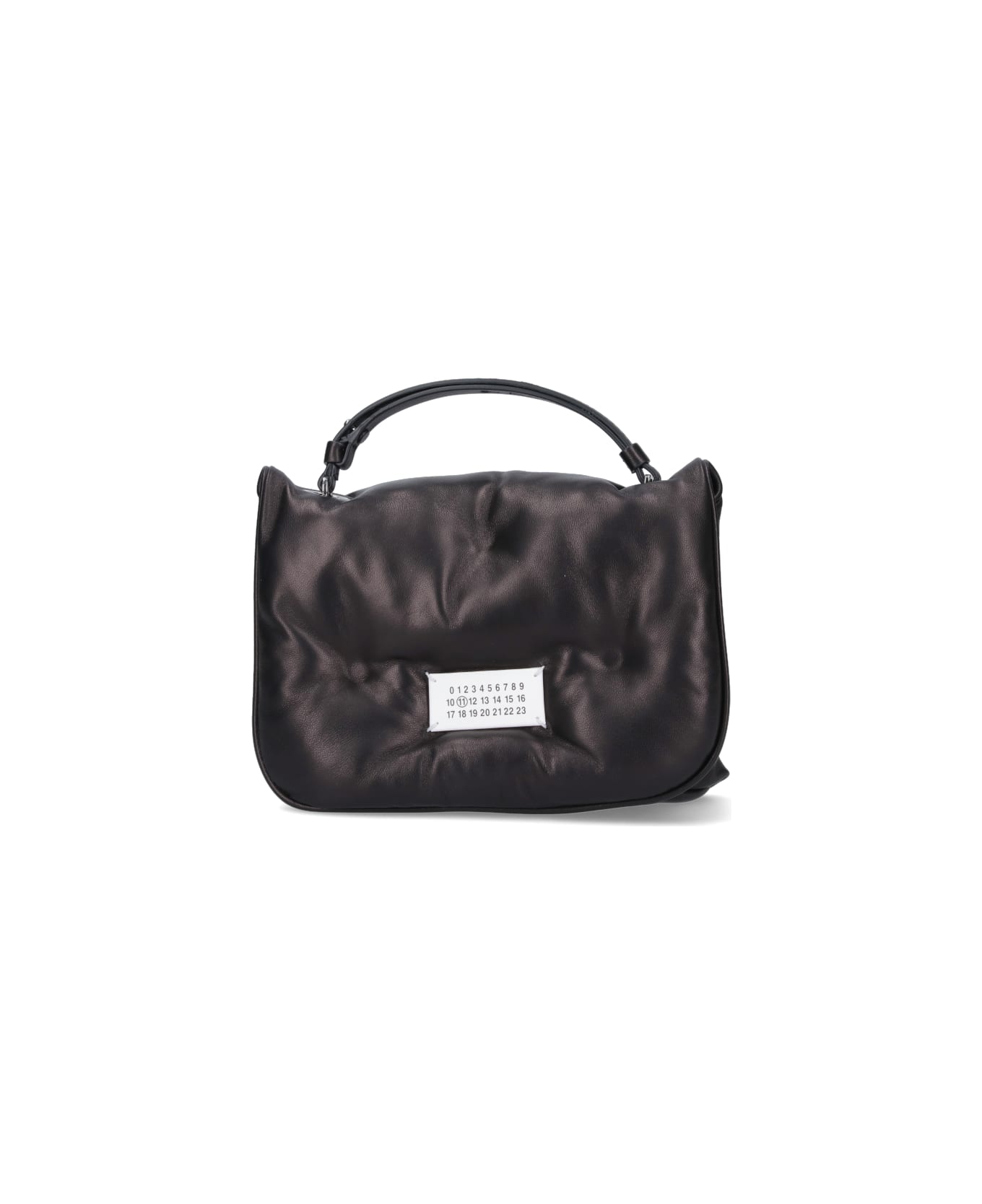Maison Margiela 
glam Flap
 Small Crossbody Bag - Black