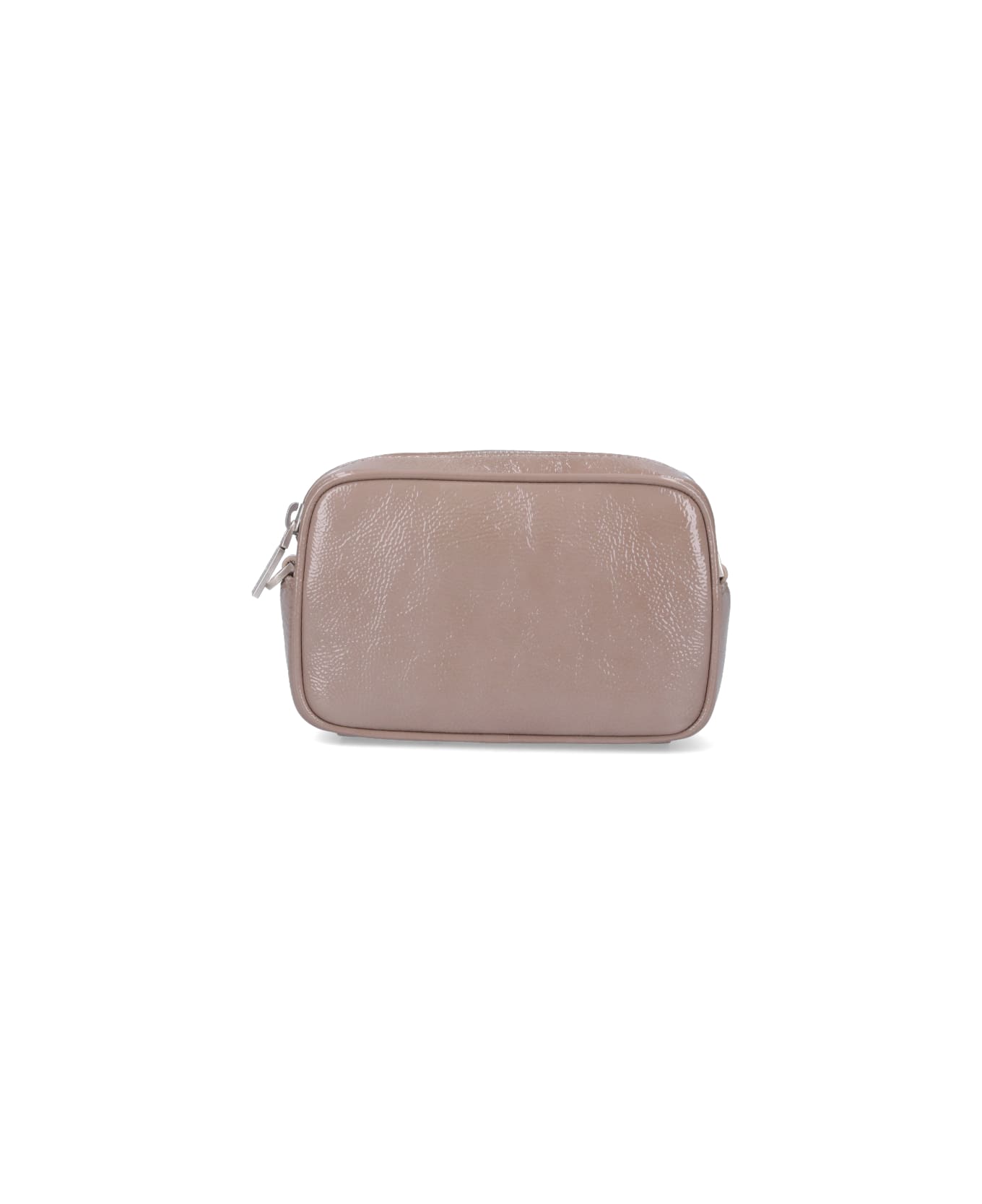 Golden Goose Star Crossbody Bag In Dove-gray Leather - Taupe