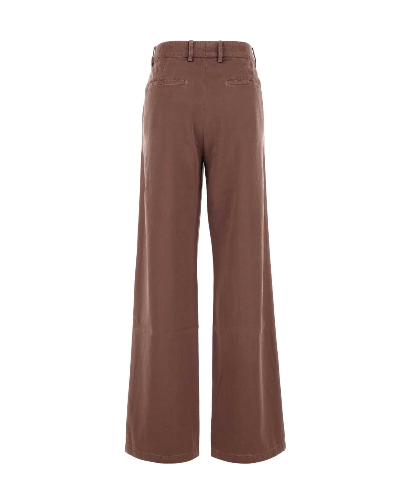 Dries Van Noten Antiqued Pink Paxy Pant - TAUPE