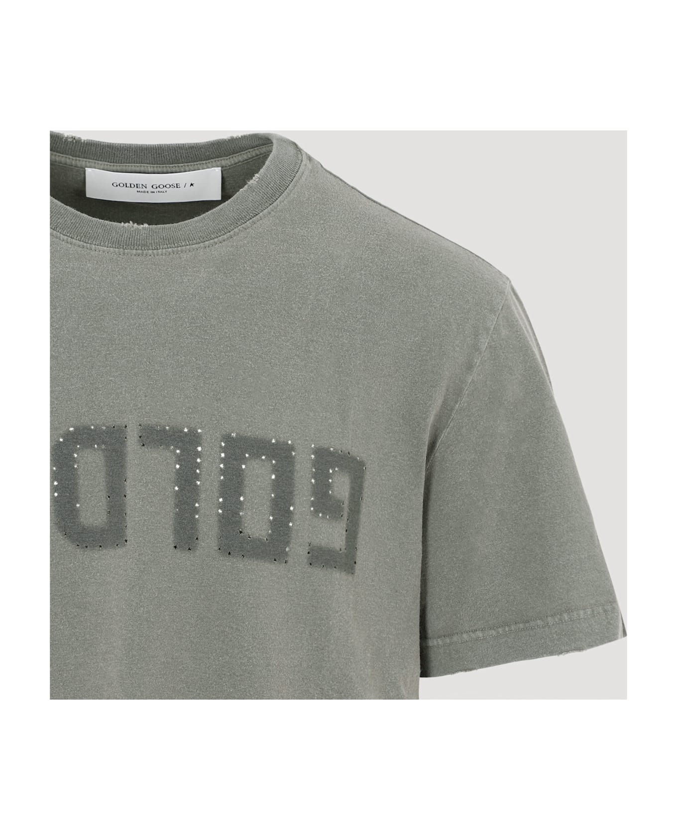 Golden Goose Golden Regular T-shirt - Dusty Olive