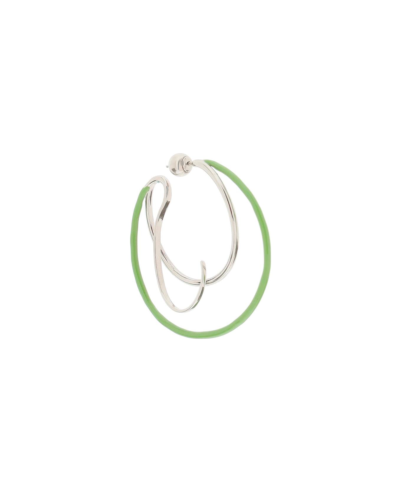 Panconesi 'double Kilter' Earrings - PISTACCHIO (Green) イヤリング