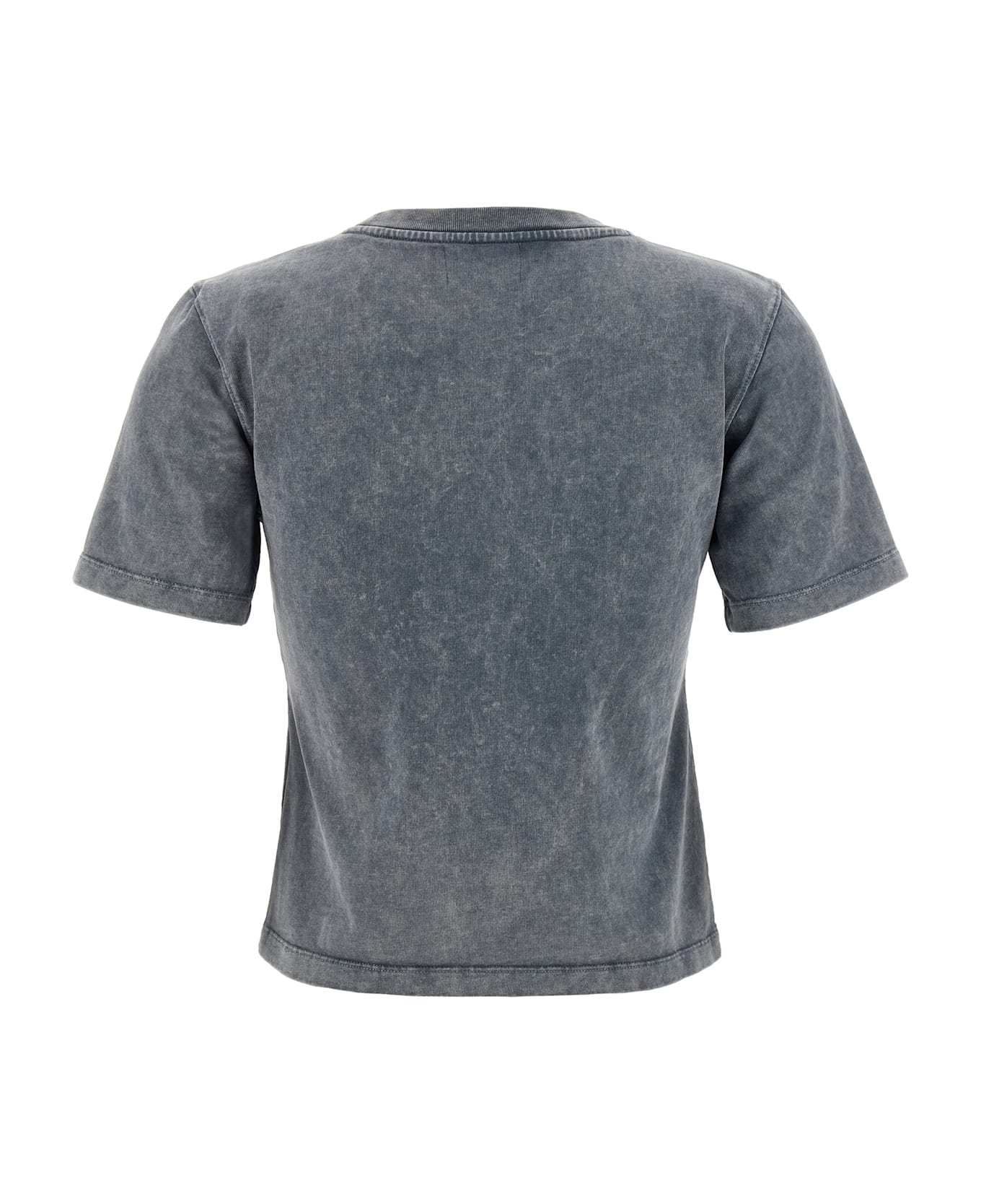 Ganni 
grey Washed Heart
 T-shirt - Gray