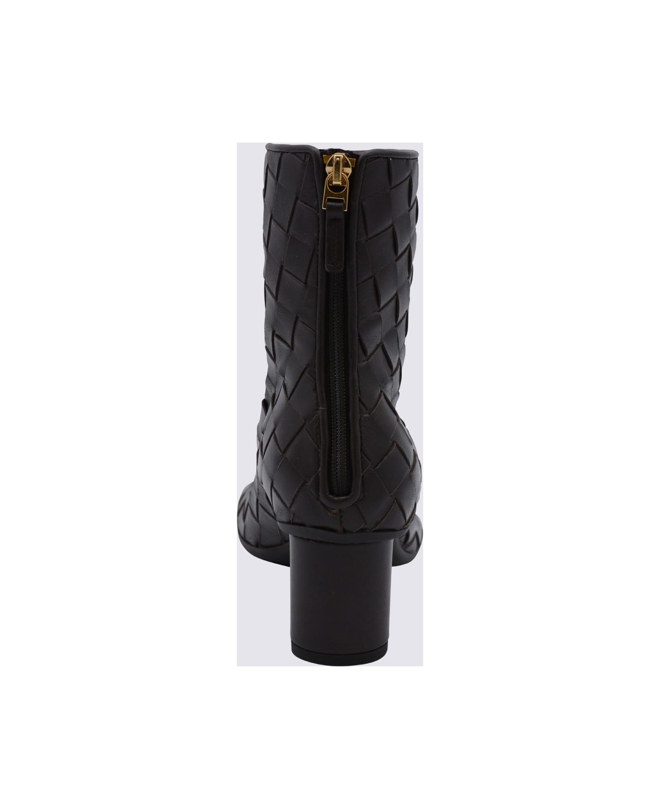 Bottega Veneta Brown Leather Atomic Boots - FONDANT