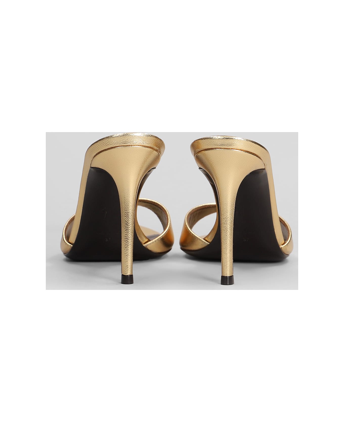 Giuseppe Zanotti Intriigo Strap 90 Sandals In Gold Leather - gold
