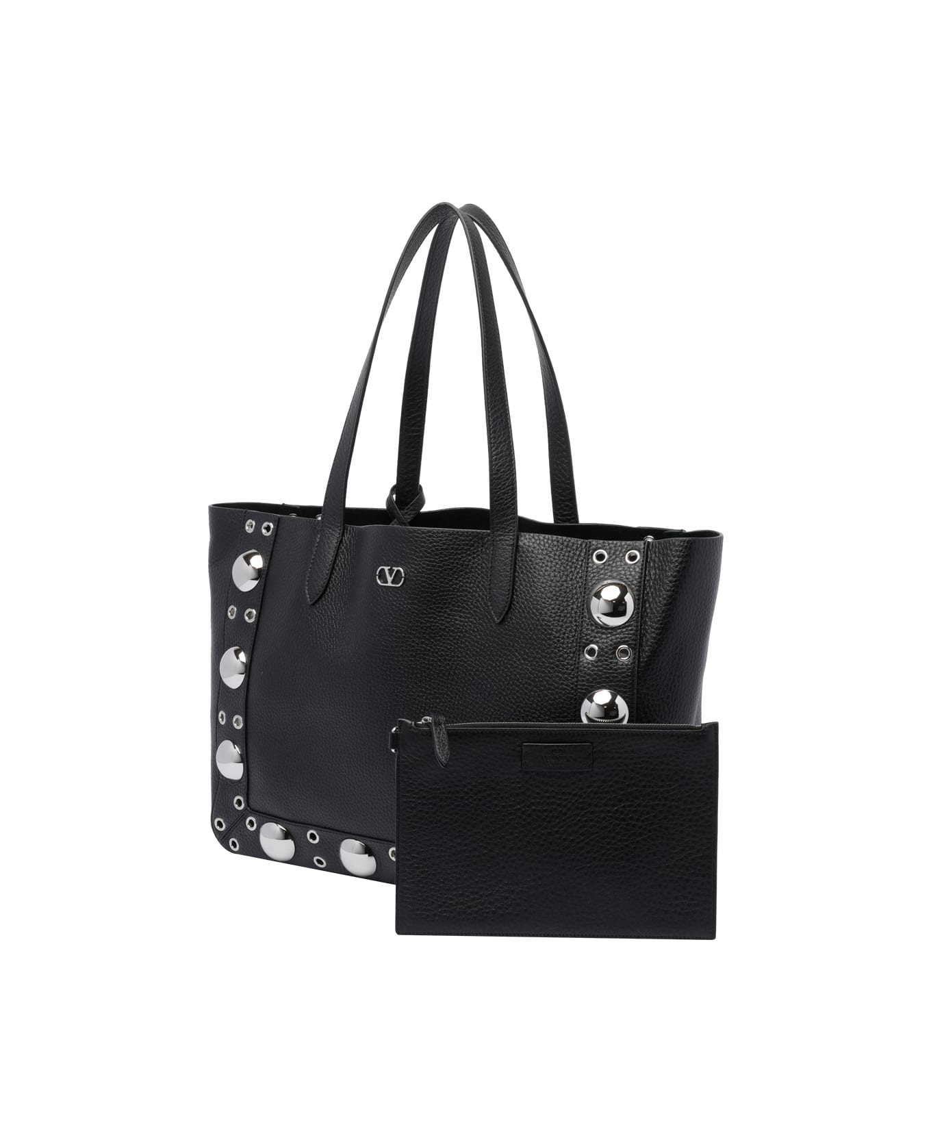 Valentino Garavani Medium Nellcote Shopping Bag - Black