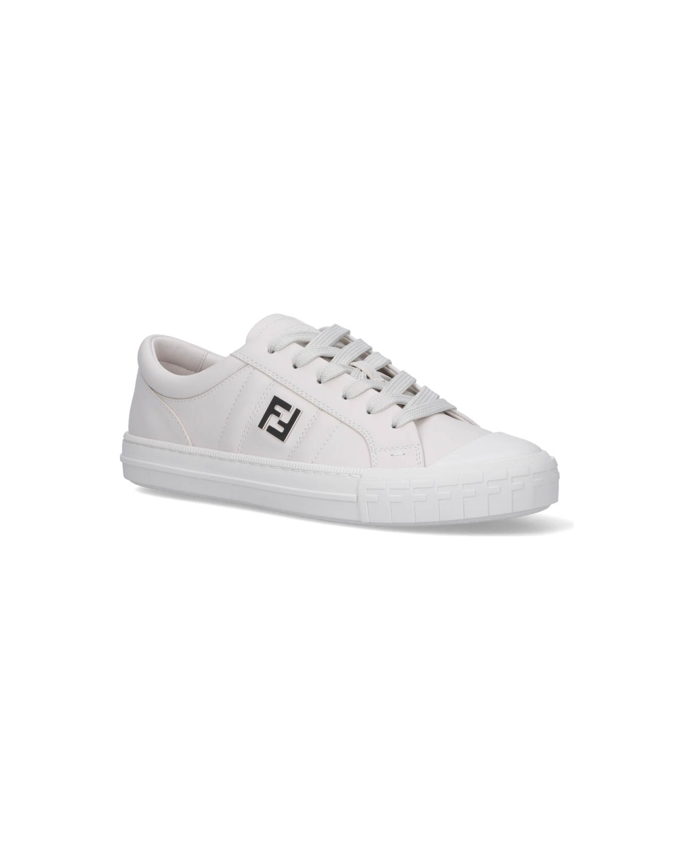Fendi "domino" Sneakers - White