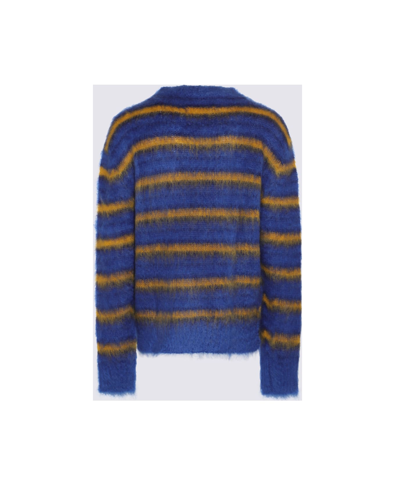 Marni Blue And Yellow Wool Knitwear - ROYAL