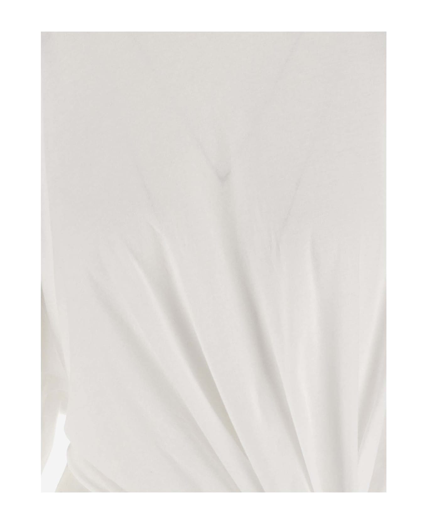 SportMax Knot Cotton T-shirt - White
