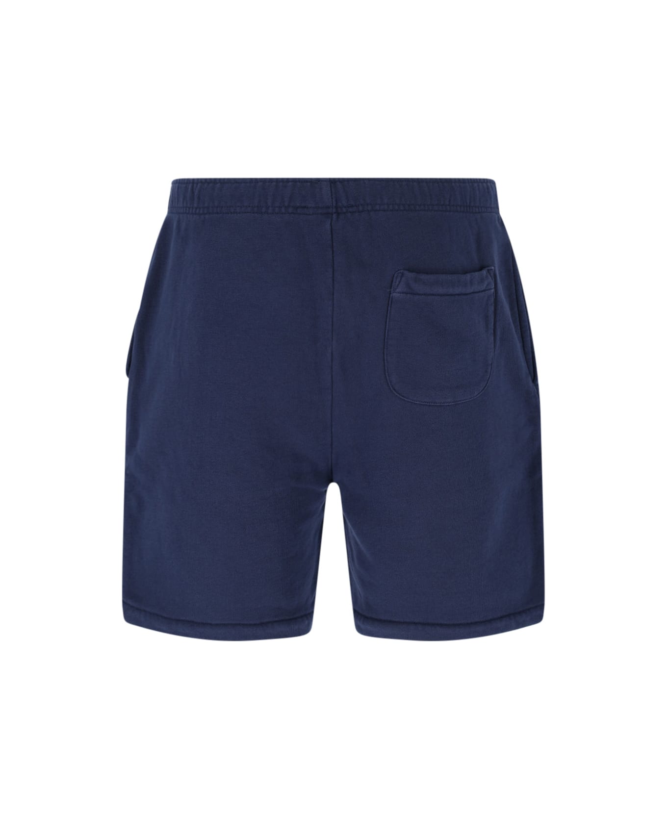 Ralph Lauren Logo Embroidered Drawstring Track Shorts - Blue