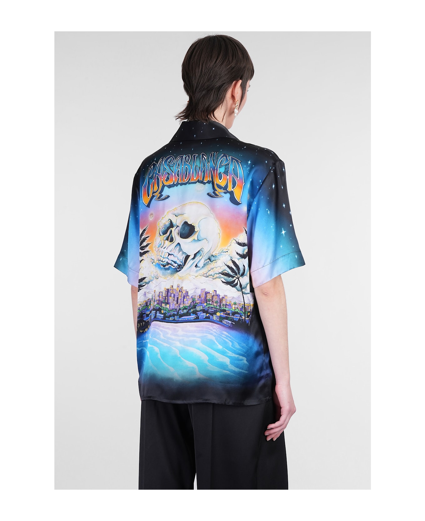 Casablanca Shirt In Multicolor Silk - multicolor