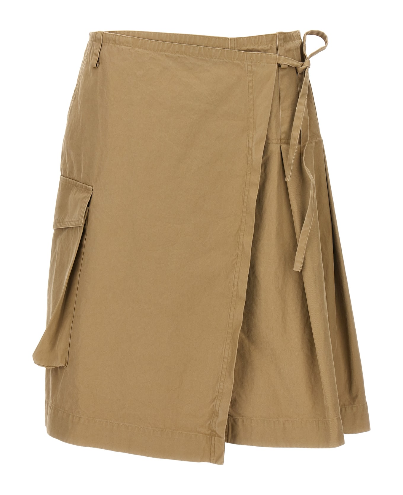 Dries Van Noten 'skilt' Skirt - Beige スカート