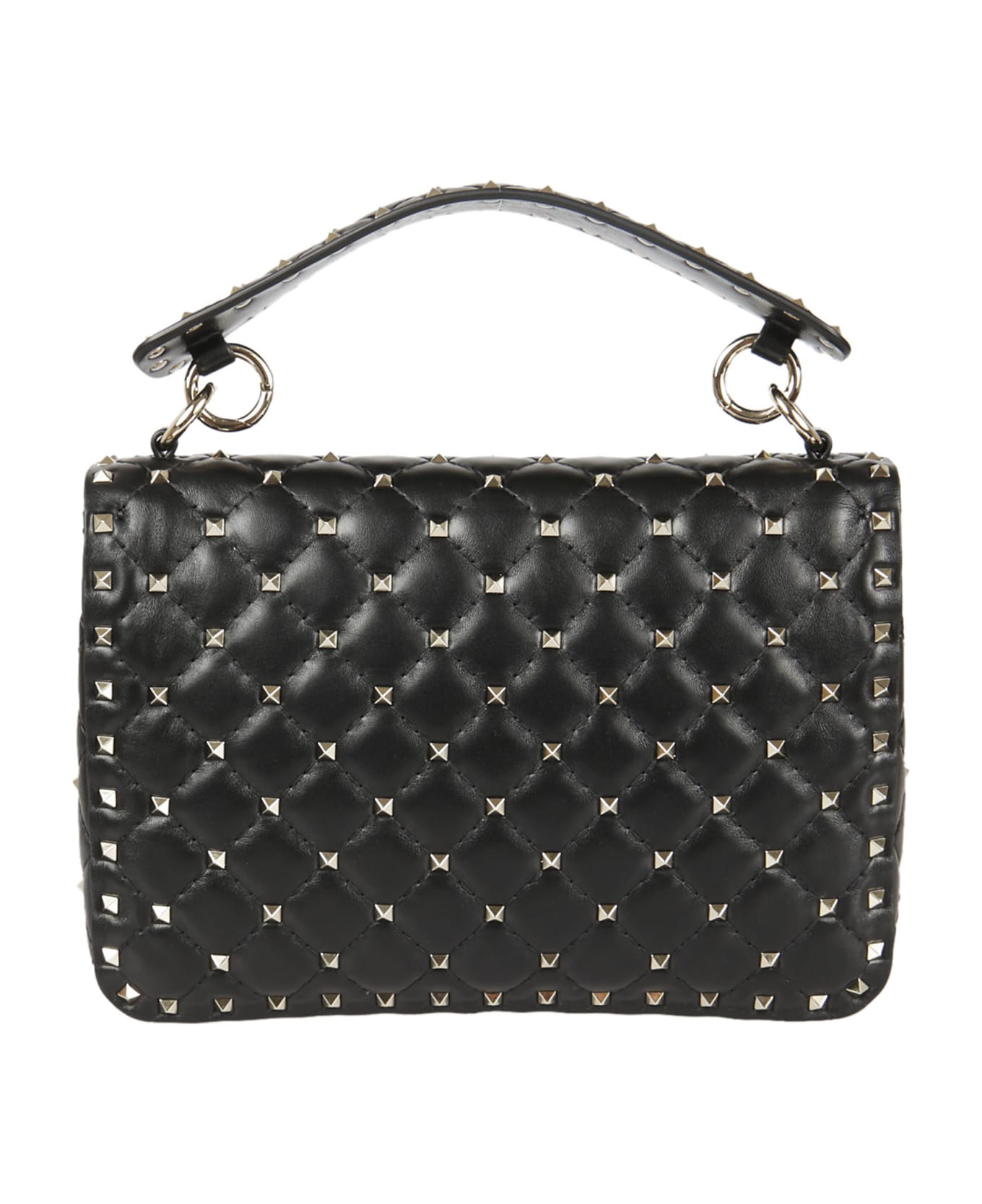 Valentino Garavani Spike Medium Shoulder Bag - No Nero