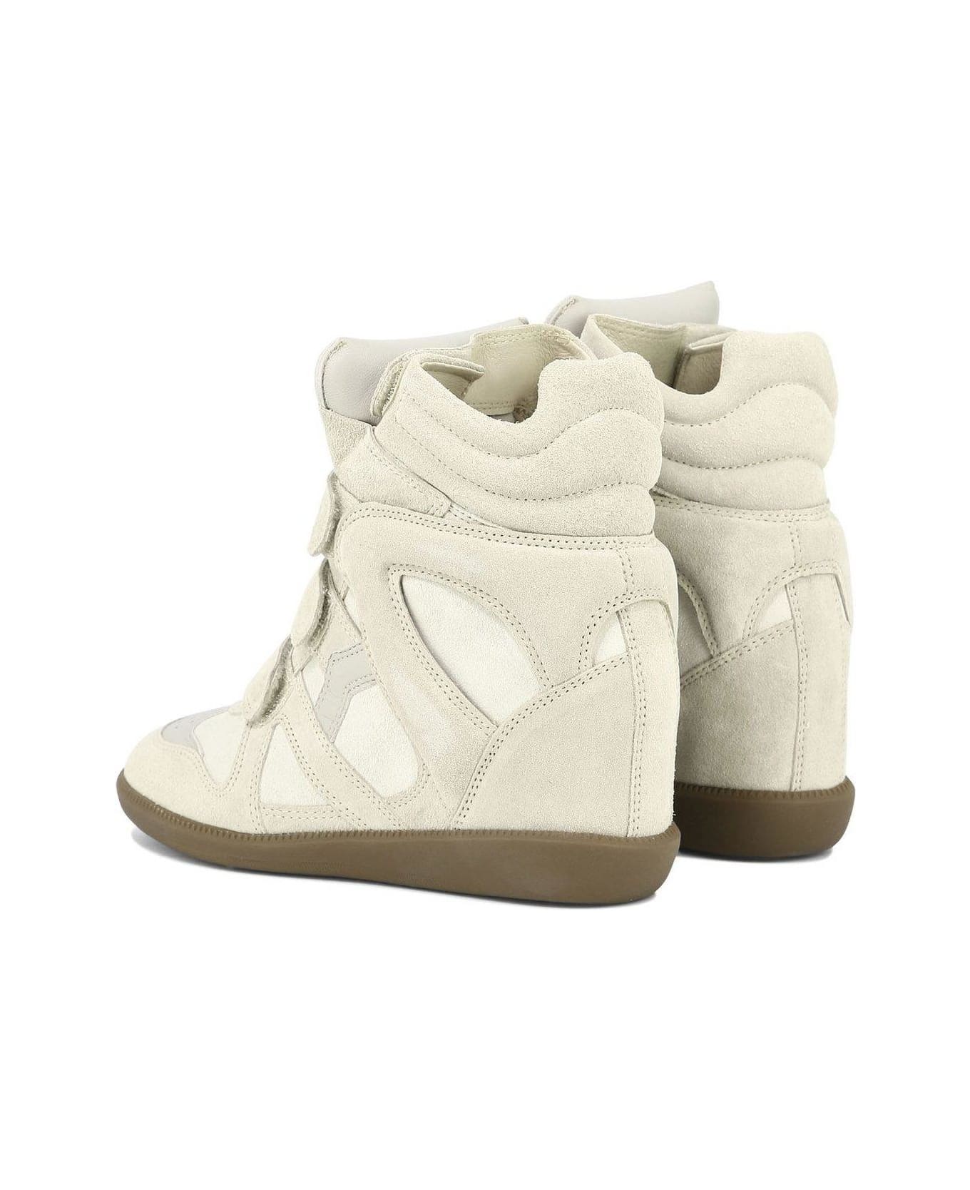 Isabel Marant Bekett High-top Sneakers - ECRU