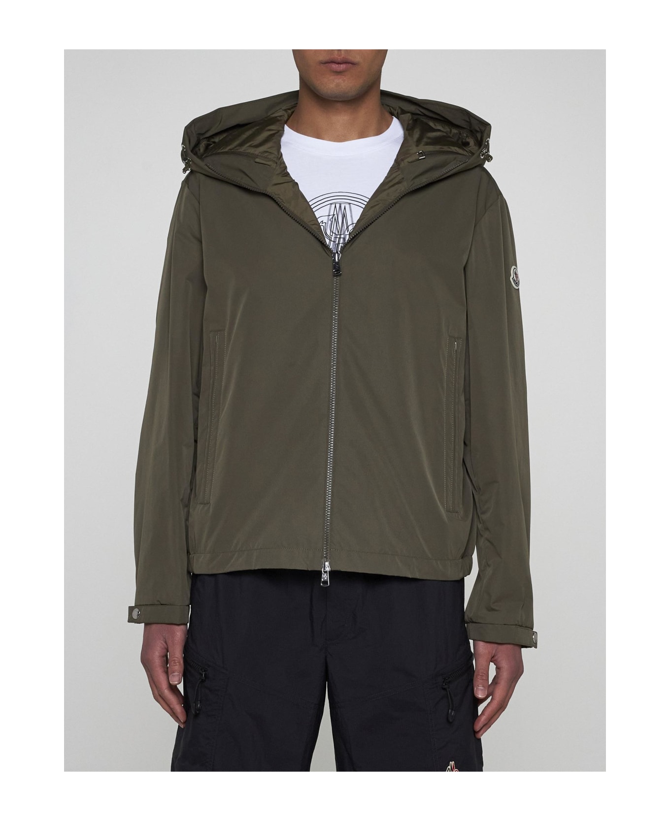 Moncler Traversier Nylon Jacket - MEDIUM GREEN