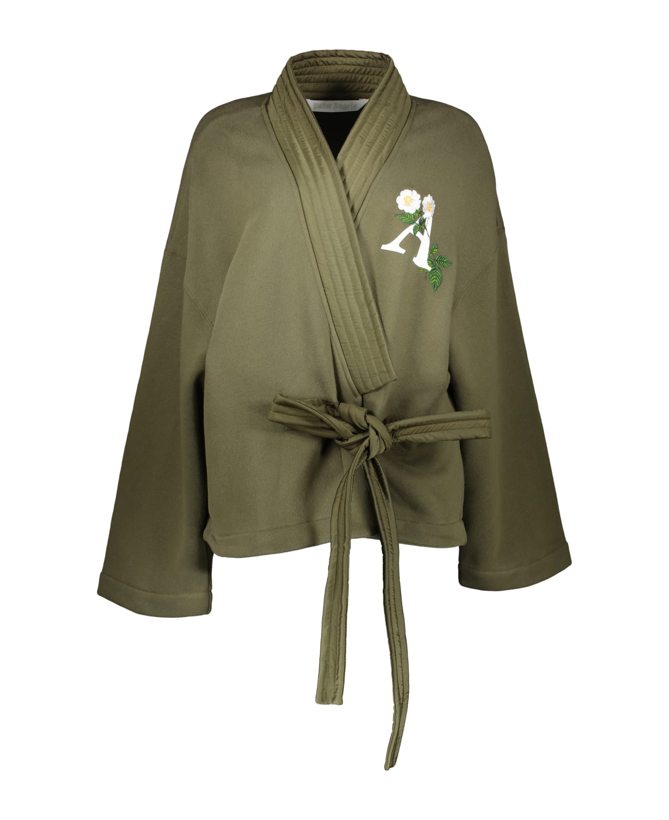 Palm Angels Cotton Kimono - green